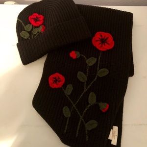 Kate Spade Beanie/Scarf Set